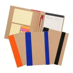 Bloco Caderneta Capa Ecológica com Pauta Personalizado Para dar de brinde