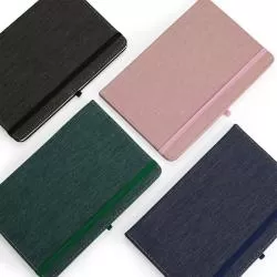 Bloco Caderneta em Linho Personalizado Para dar de brinde