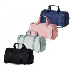 Bolsa Esportiva Resistente a Água com Compartimento para Sapatos Personalizada Para dar de brinde