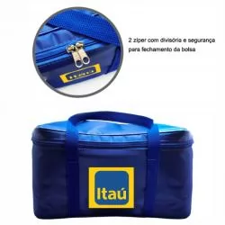 Bolsa Térmica com Alça de Mão Personalizada Para dar de brinde