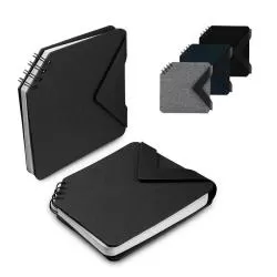 Caderno Mini Capa Dura em Rpet com Fecho Magnético Personalizado Para dar de brinde