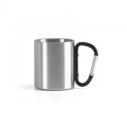 Caneca Metal com Mosquetão Personalizada Para dar de brinde