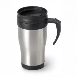 Caneca Metal com Tampa Plástica Personalizada Para dar de brinde