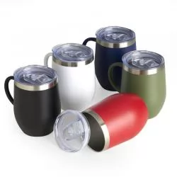 Caneca Metal Térmica com Tampa Acrílica Personalizada Para dar de brinde