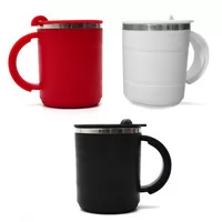 Caneca Plástica com Tampa Personalizada Para dar de brinde