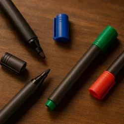 Caneta Marca- texto  tinta atóxica Personalizada Para dar de brinde