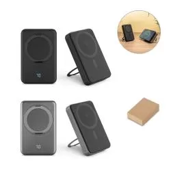 CARREGADOR PORTÁTIL MAGNÉTICO POWER BANK INDUÇÃO10.000 MAH Personalizado Para dar de brinde