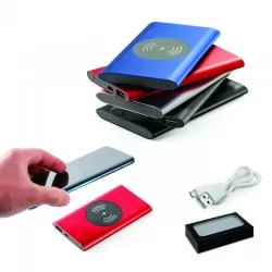 Carregador Portátil Power Bank Indução 4000 mAh Personalizado Para dar de brinde