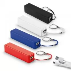 Carregador Porttil Power Bank USB 1000 mAh Personalizado Para dar de brinde