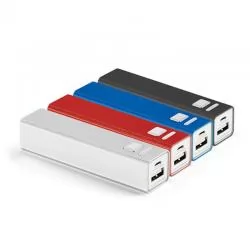 Carregador Porttil Power Bank USB 2200mAh Personalizado Para dar de brinde