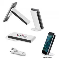 Carregador Portátil Power Bank USB 4000 mAh Personalizado Para dar de brinde