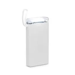 Carregador Power Bank 10.000mAh com Lanterna e Multissaídas Personalizado Para dar de brinde