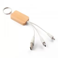 Chaveiro Ecológico com Cabo para Carregamento Personalizado Para dar de brinde