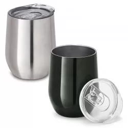 Copo Metal de Viagem com Corpo Duplo Personalizado Para dar de brinde