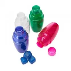 Coqueteleira Plástica com Gelo Ecológico Personalizada Para dar de brinde