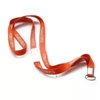 Cordão para Crachá com mini Argola Níquel e Trava Personalizado Para dar de brinde