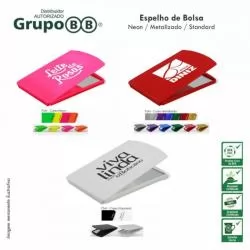 Espelho Plástico Personalizado Para dar de brinde