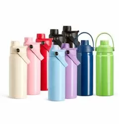 Garrafa Squeeze Metal Térmica 600ml Personalizada Para dar de brinde