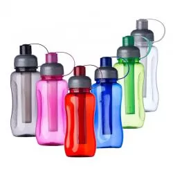 Garrafa Squeeze Plástico com Tubo para Congelamento Personalizada Para dar de brinde