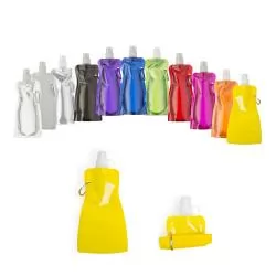 Garrafa Squeeze Plástico Dobrável Personalizada Para dar de brinde