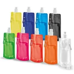 Garrafa Squeeze Plástico Dobrável Personalizada Para dar de brinde