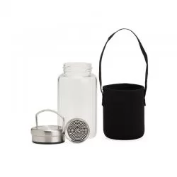 Garrafa Squeeze Vidro com Capa de Neoprene Personalizada Para dar de brinde