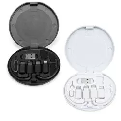 Kit Cabo USB-C com 3 Adaptadores Personalizado Para dar de brinde