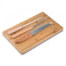 Kit Churrasco 4 Peças Personalizado Para dar de brinde