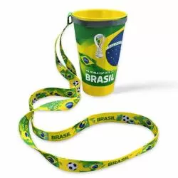 Kit Copo In Mold Label com Cordão Personalizado Para dar de brinde