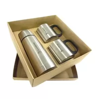 Kit Garrafa Térmica e Caneca Personalizado Para dar de brinde