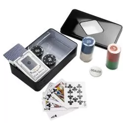 Kit Poker com 80 Fichas Personalizado Para dar de brinde