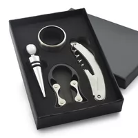 Kit Vinho 4 Peças Personalizado Para dar de brinde