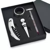 Kit Vinho 4 Peças Personalizado Para dar de brinde