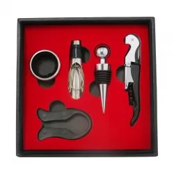 Kit Vinho 5 Peças Personalizado Para dar de brinde