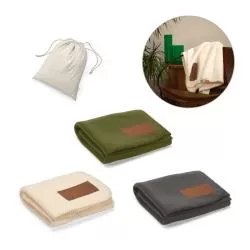 Manta em Tecido Polar 140 g/m² Personalizada Para dar de brinde