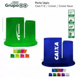 Porta Caneta Plástico Personalizada Para dar de brinde