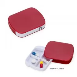 Porta Comprimido Plástico Personalizada Para dar de brinde