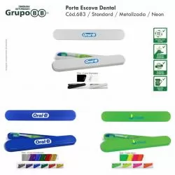 Porta Escova de Dente Plástico Personalizada Para dar de brinde