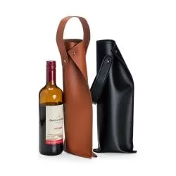 Porta Vinho PU Personalizada Para dar de brinde