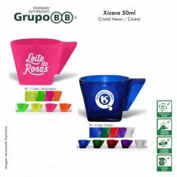 Xícara Plástico Personalizada Para dar de brinde